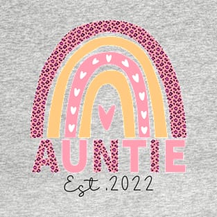 Auntie Est 2022 Pregnancy Announcement T-Shirt